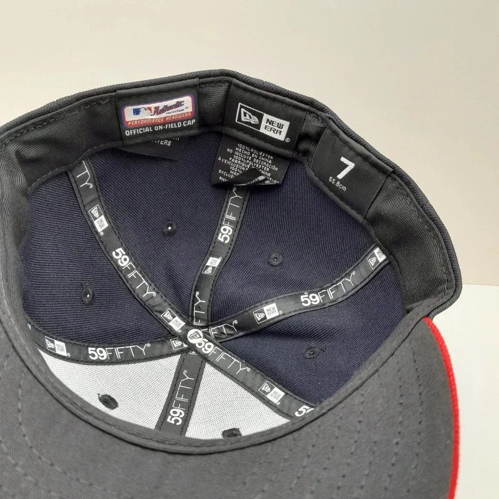New Era 59FIFTY Atlanta Braves On Field Fitted Hat Size 7 MLB Cap